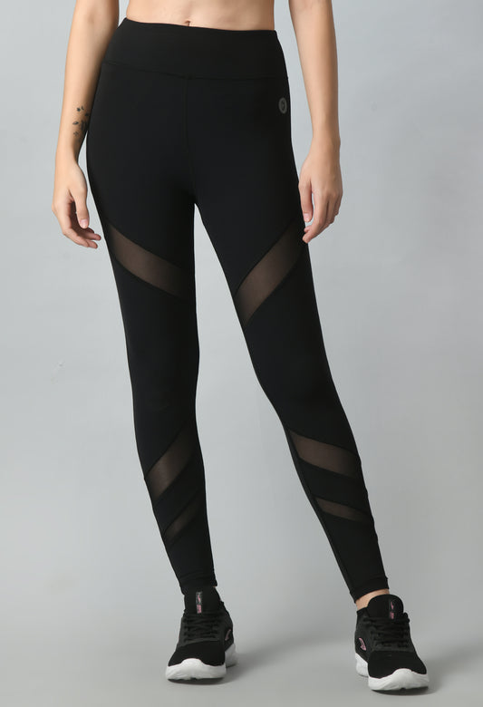 NotchFlex PowerPuff High Waist Leggings - Black