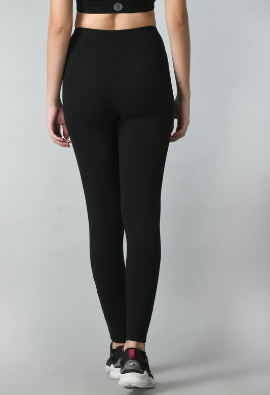 NotchFlex PowerPuff High Waist Leggings - Black