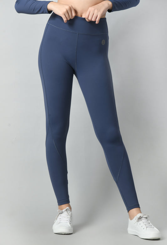 NotchFlex High Waist Leggings - Midnight Blue