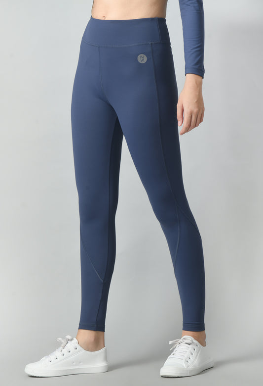 NotchFlex High Waist Leggings - Midnight Blue