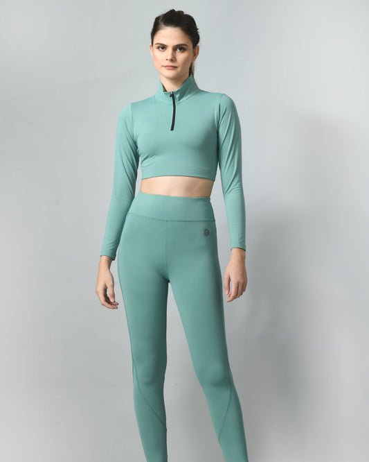 Flex- on Quarter Zip Co-ord Set