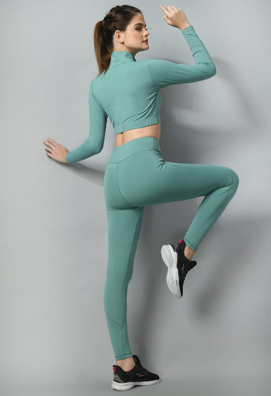 Flex- on Quarter Zip Co-ord Set