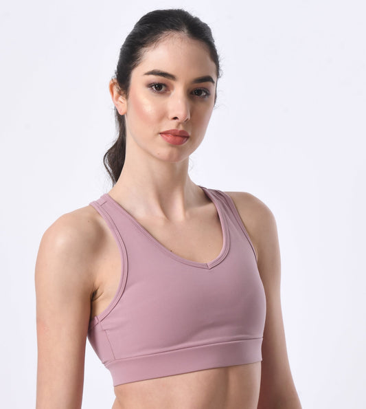 NotchFlex Comfy Sports Bra - Pink