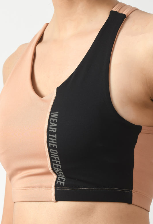 NotchFlex Colour Block Sports Bra