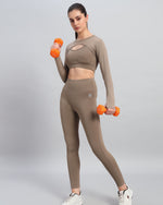 Fiery Trio Co-ord Set - S / Dune Brown