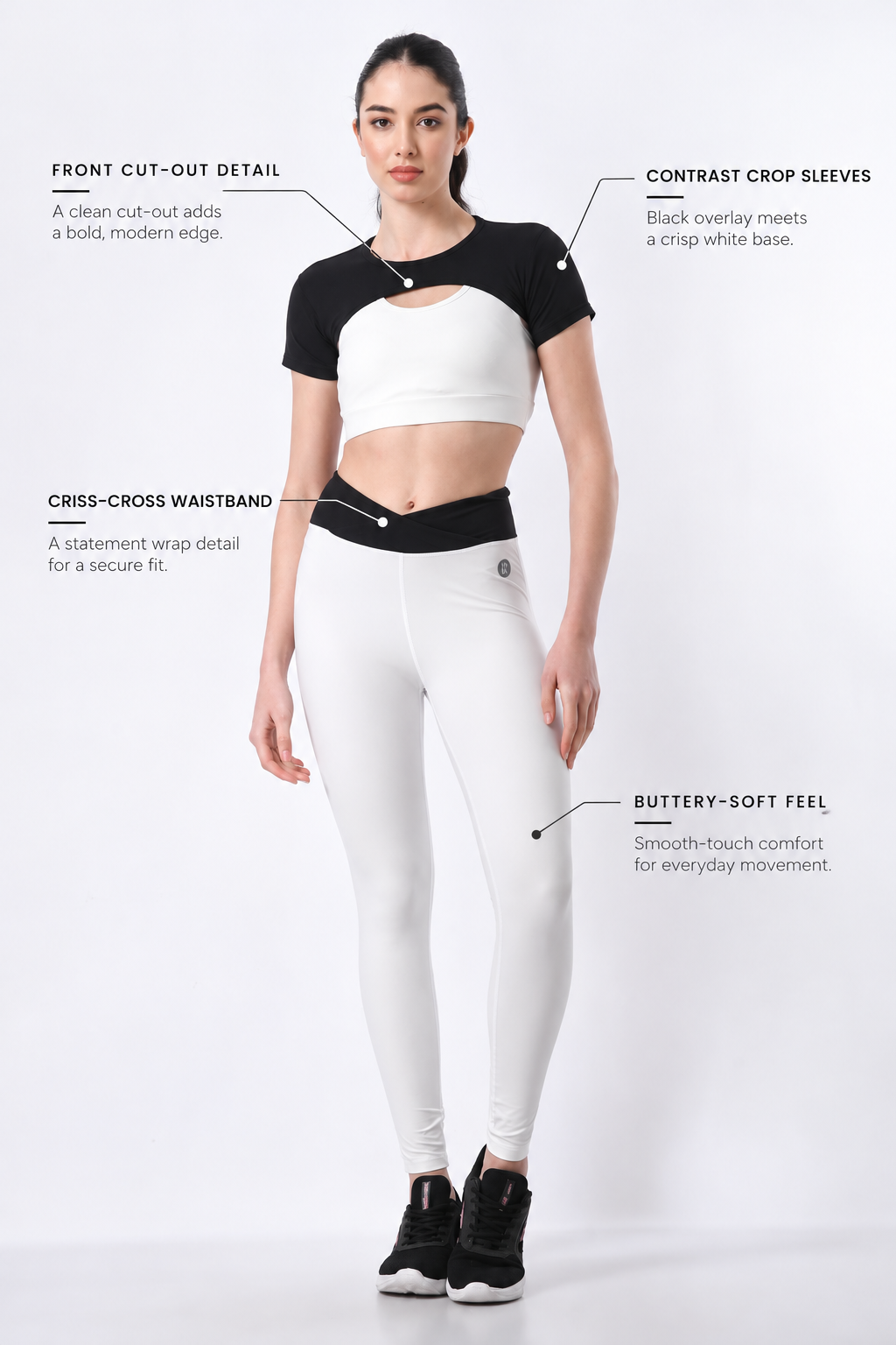 Dynamic Trio Crisscross Co-ord Set-Dynamic Trio Crisscross Co-ord Set