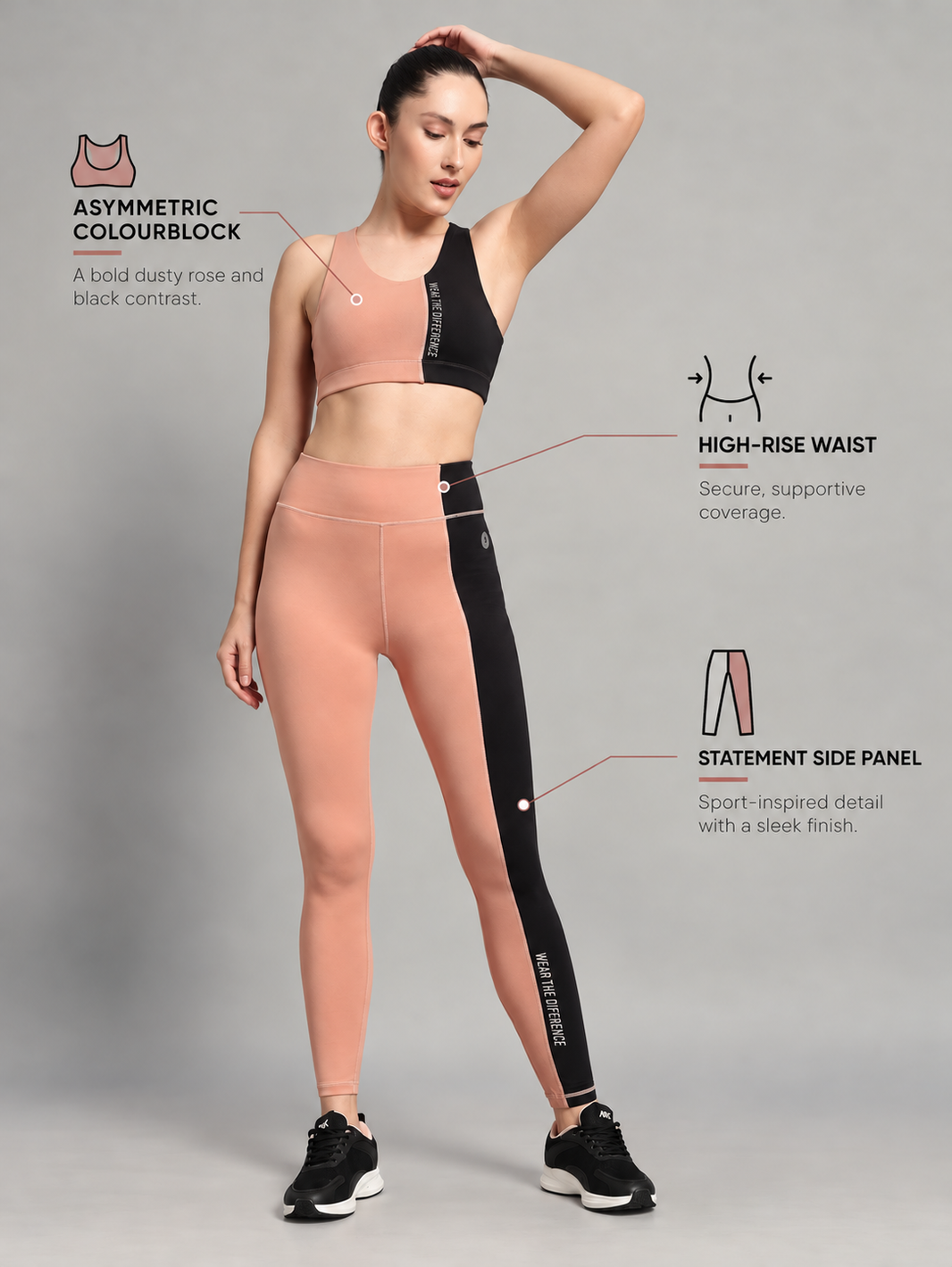 Colour Block Fusion Co-ord Set