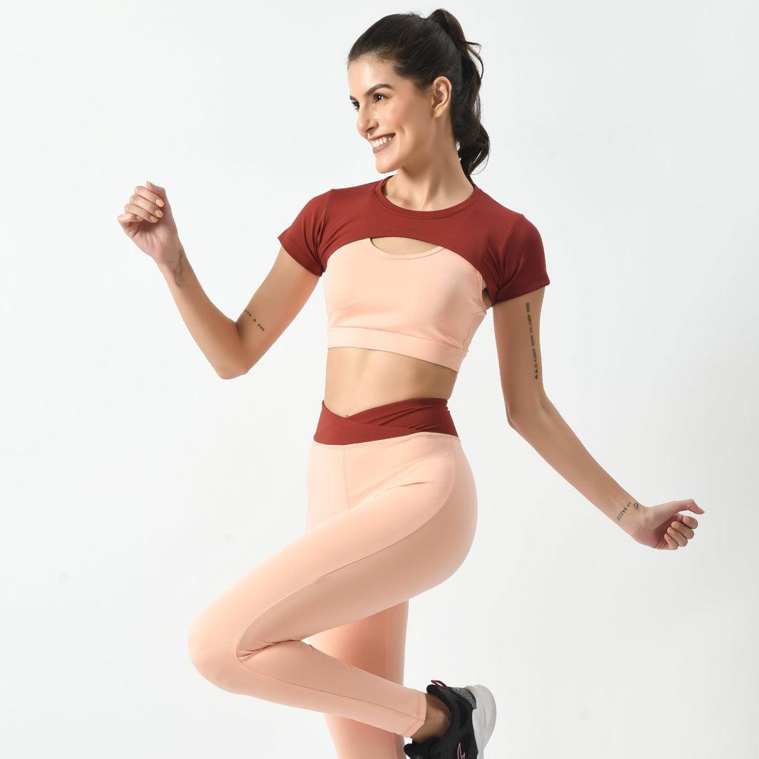 Dynamic Trio Crisscross Co-ord Set-Dynamic Trio Crisscross Co-ord Set